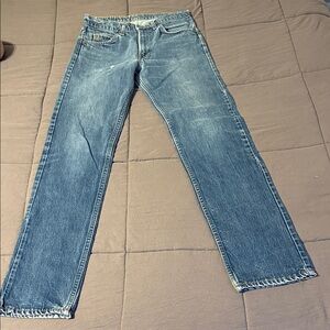 Levi’s vintage orange tab jeans